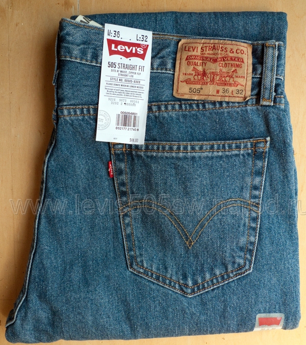 Levis 505 4891 Medium Stonewash